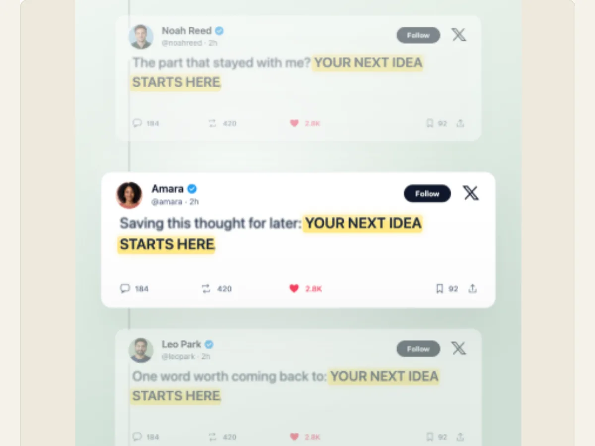 Captured PaperAnimationLab preview illustrating comment reel