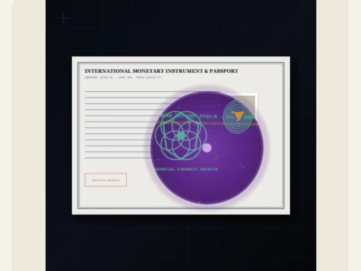 Captured PaperAnimationLab preview illustrating forensic uv blacklight