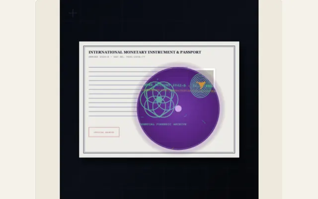Captured PaperAnimationLab preview illustrating forensic uv blacklight