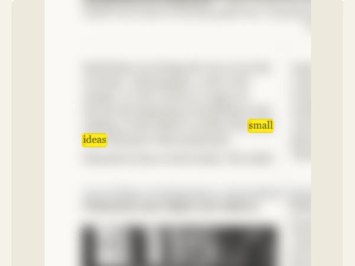 Captured PaperAnimationLab preview illustrating newspaper search
