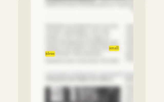 Captured PaperAnimationLab preview illustrating newspaper search