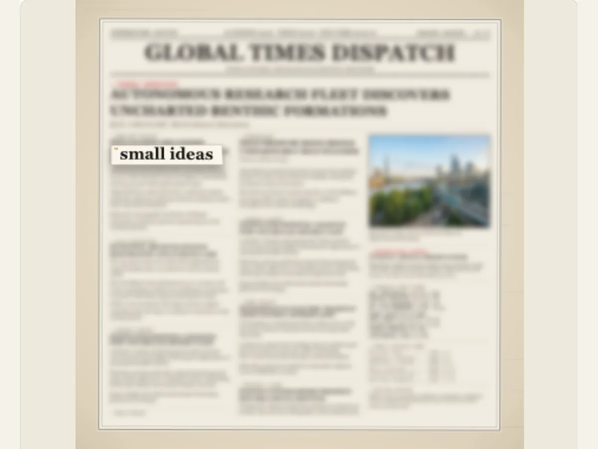 Captured PaperAnimationLab preview illustrating newspaper text cut