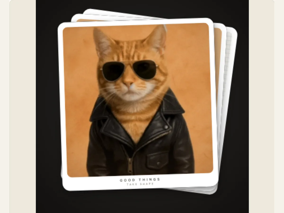 Captured PaperAnimationLab preview illustrating photo page turn